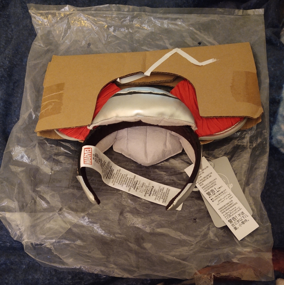 💜SOLD💜Disney Parks Mighty Thor Love & Thunder Ear Headband NWT RELEASED 2022 - Picture 6 of 7